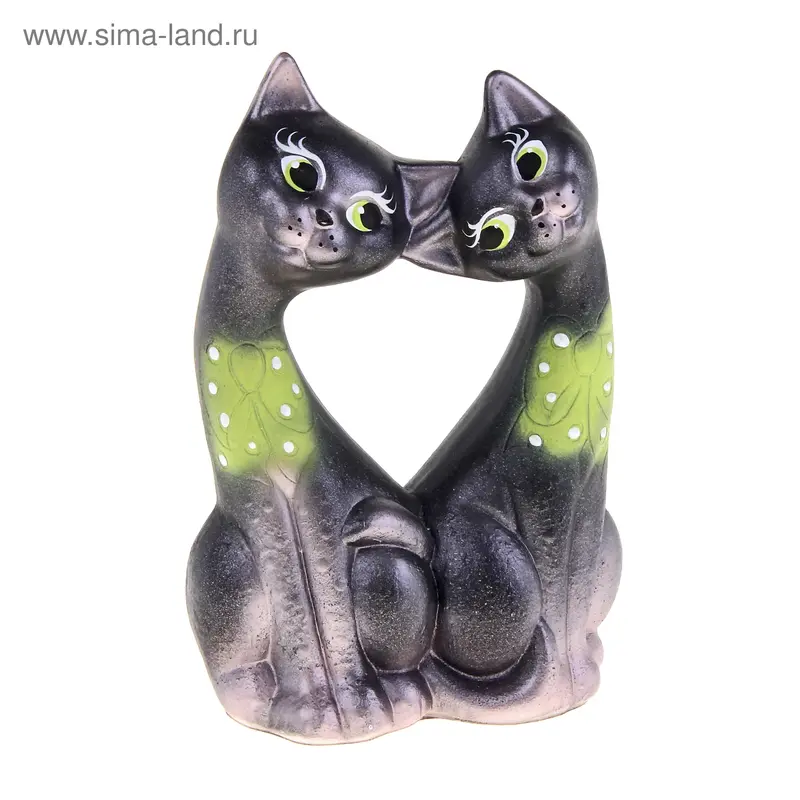Фигура "Кошечки Любовь" 11х20х25см