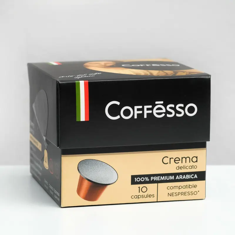 Кофе Coffesso Crema Delicato в капсулах, 10 шт