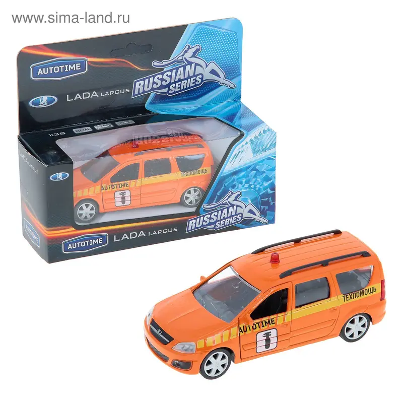 Машина металлическая Lada Largus, масштаб 1:38, МИКС