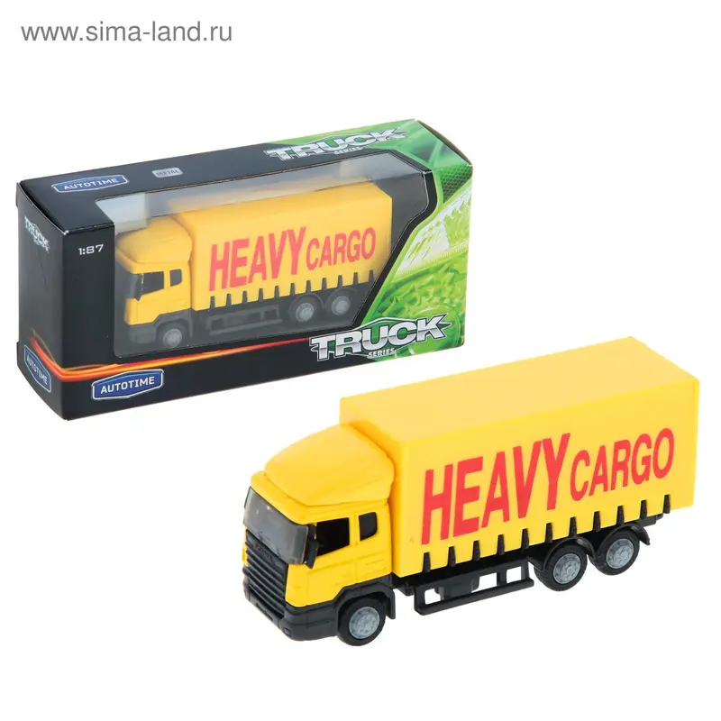 Машина металлическая "Scania" Фургон, 1:87, МИКС