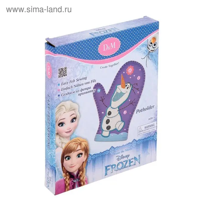 Набор для шитья прихватки "Олаф Frozen" 65105