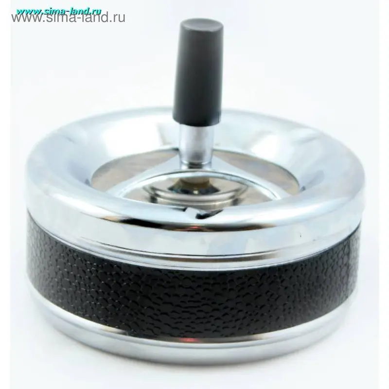 пепельница металл самоочищ с имит кожи d 10,5 см (бокс 60 шт)