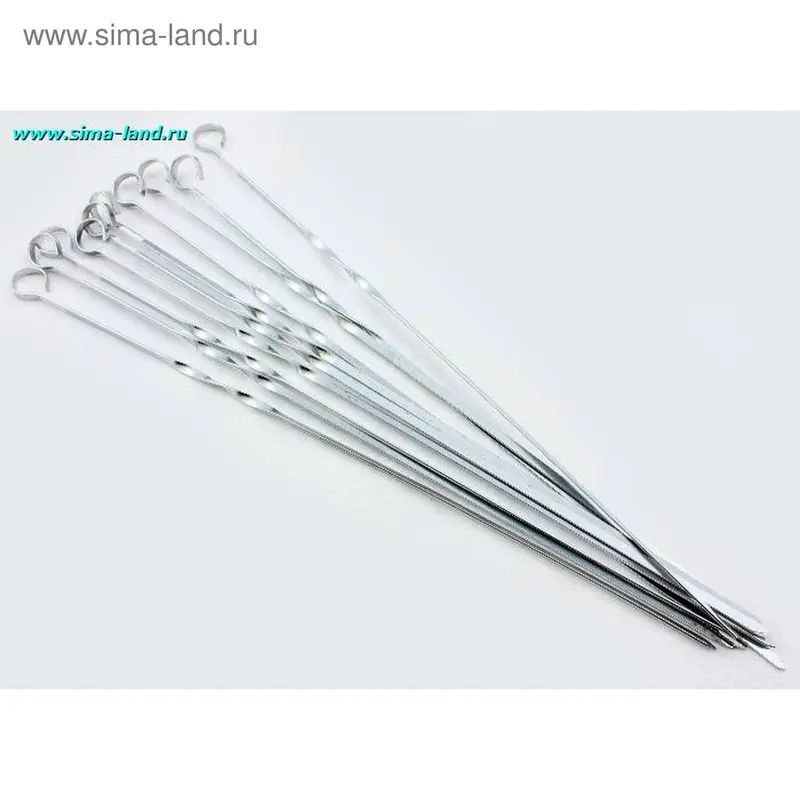 шампура 0,5*50см (набор 10 шт) (бокс 100 наборов)