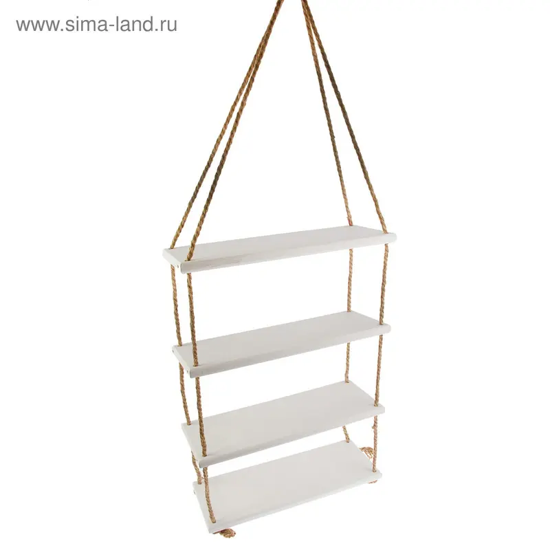 Полка на веревке 160х1300х450