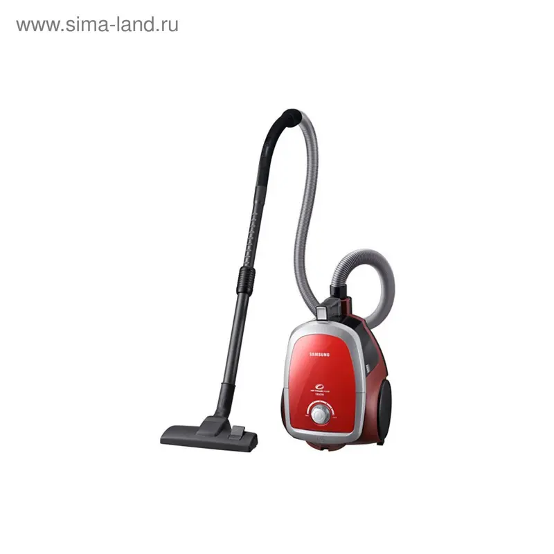 Пылесос Samsung SC4752, 1800/360 Вт, 2 л, красный
