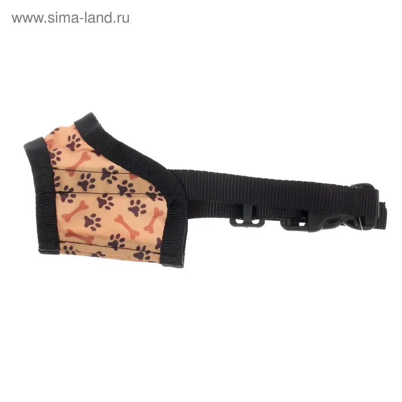 Намордник нейлоновый "Дизайн" №1, 12 см (шпиц,той-терьер) микс цветов