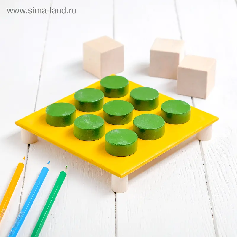Мозаика «4 поля» шайба: 3 × 3 × 1 см