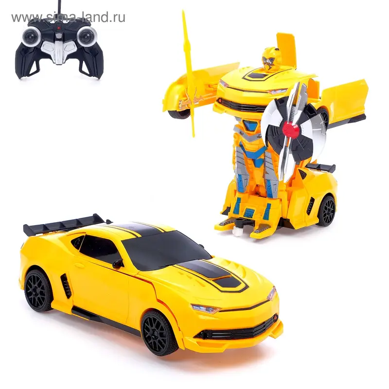 Трансформер на радиоуправлении Chevrolet Camaro, масштаб 1:22