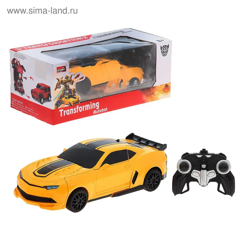 Трансформер на радиоуправлении Chevrolet Camaro, масштаб 1:14