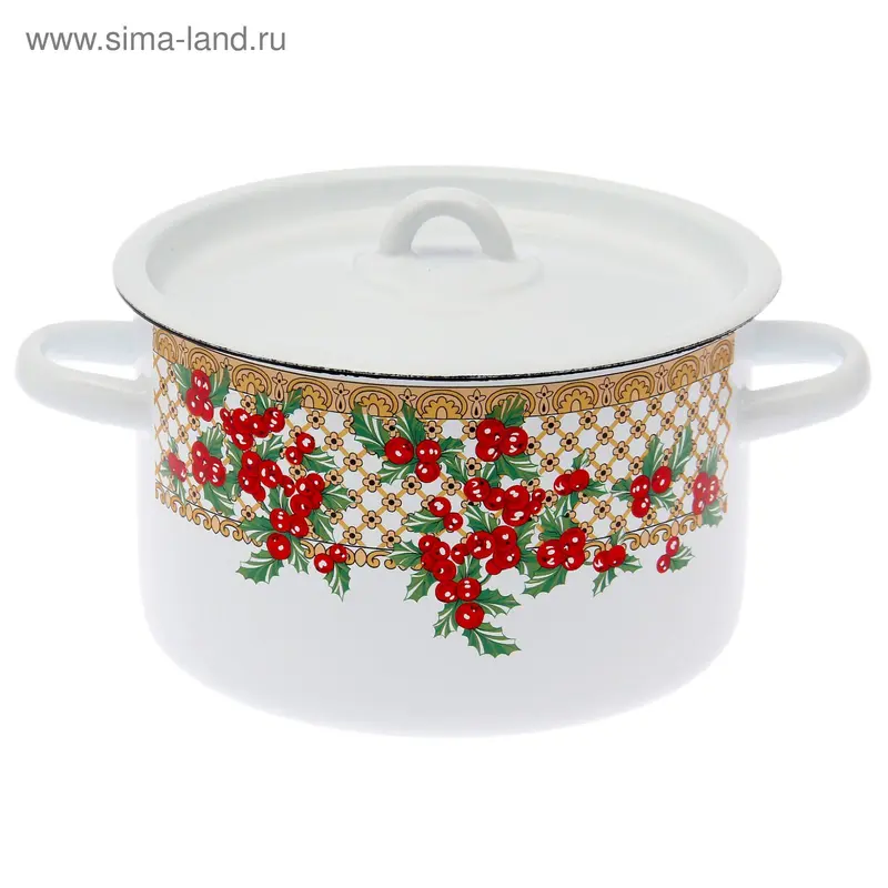 Кастрюля 2,9 л "Костяника"