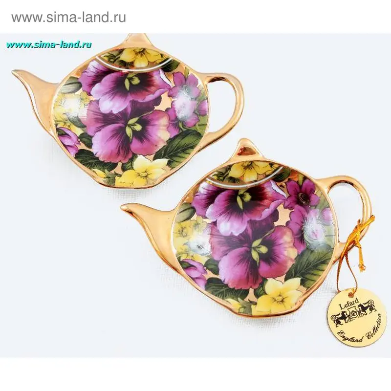 подставка под чайный пакетик 2шт. (кор-72комп) 85532