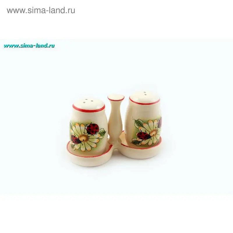 Набор для специй два предмета "Божья коровка"