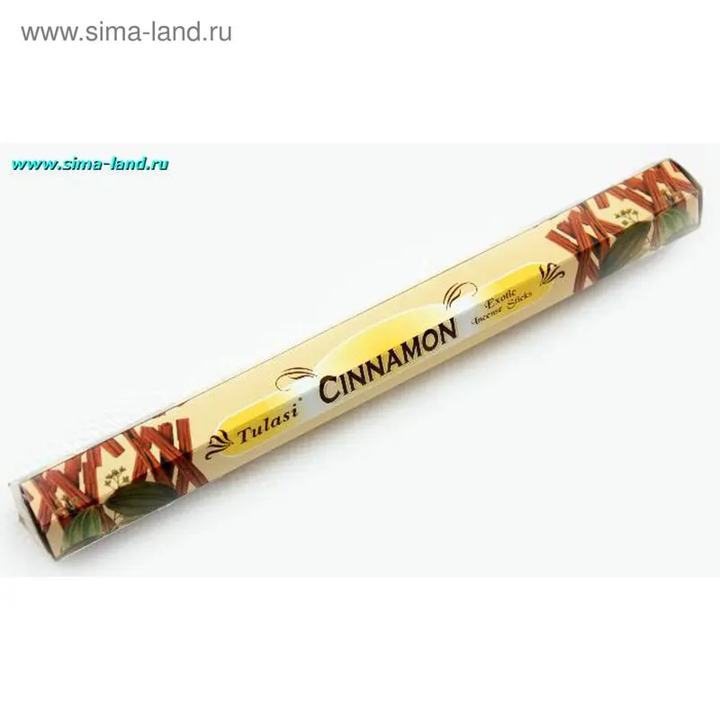 благовоние Sarathi, шестигр-и, Корица (Cinnamon) 03080 (6 шт) мин 6 шт