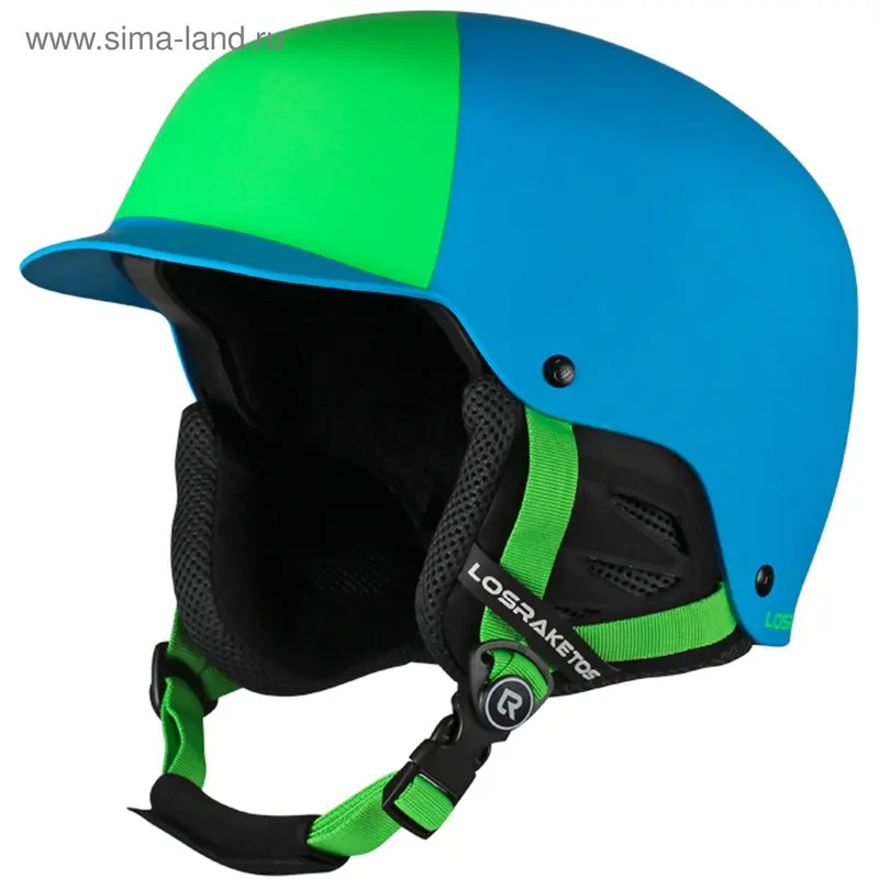 Шлем Los Raketos Spark neon green blue L FW17