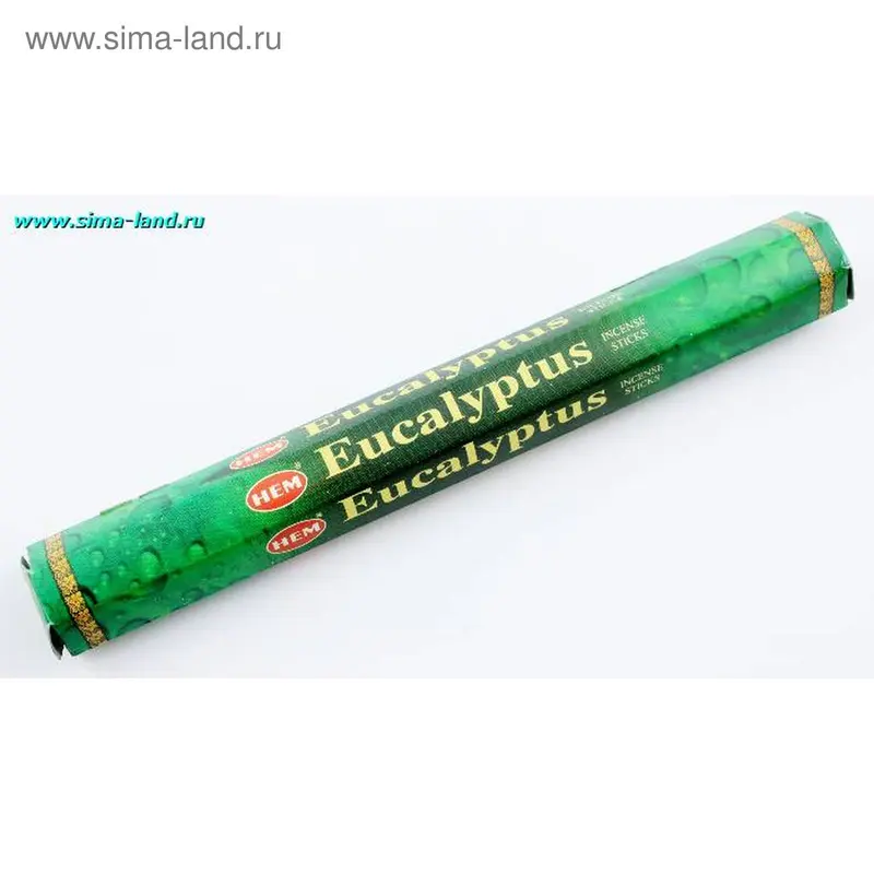 благовония HEM, шестигр-и, Эвкалипт (Eucalyptus) 03385 (6 шт) мин 6 шт