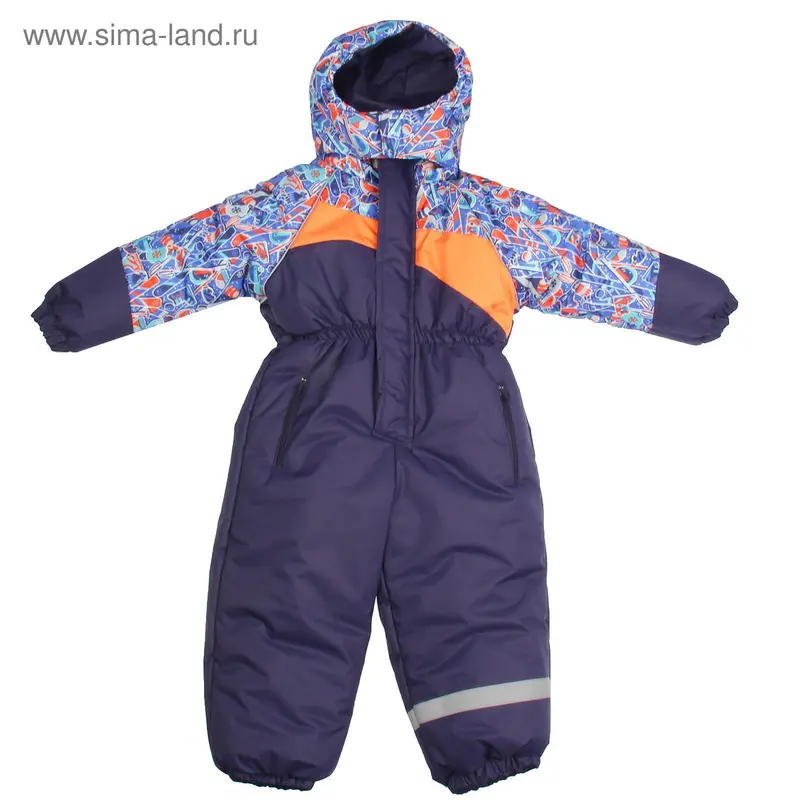 Комбинезон для мальчика, рост 98 см, цвет синий