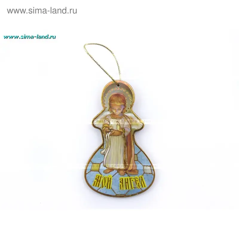 Магнит ангел со свечой