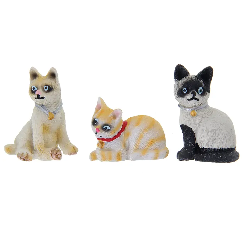 Магнит полистоун "Кошки" МИКС 5,5х4,5 см