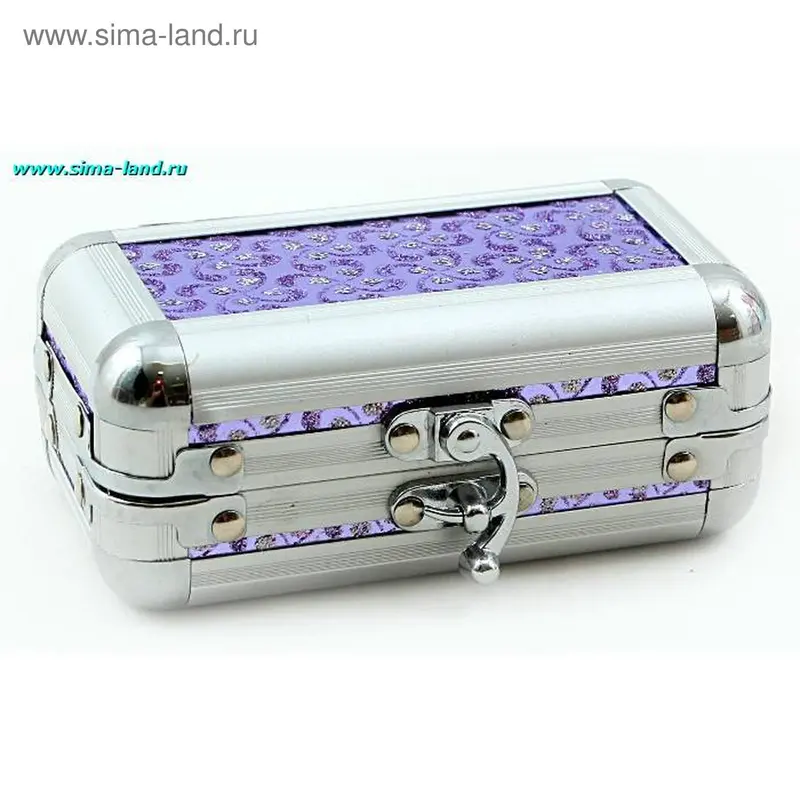 шкатулка пластик № 466 12,5*6,5*5 см (бокс 120 шт)