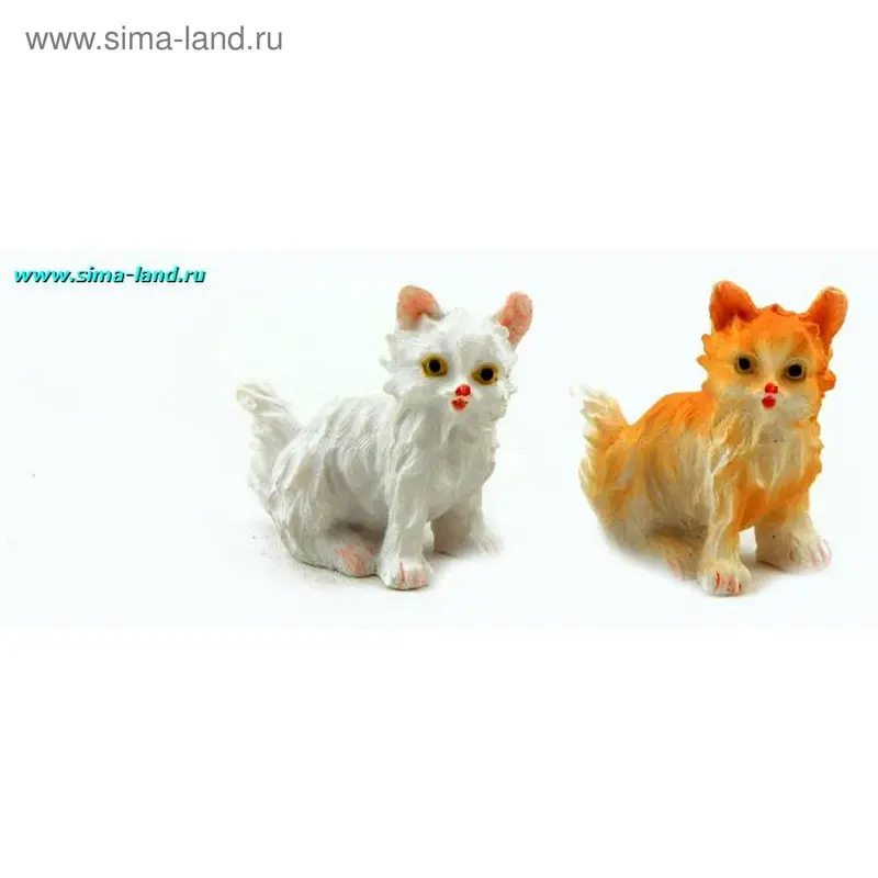 полистоун кошка 5*4,5 см (НАБ 5 ШТ) (БОКС 60 НАБОРОВ)