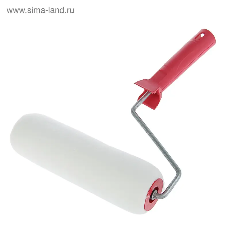 Валик ЛОМ, поролон, 200 мм, рукоятка d=6 мм, D=40 мм