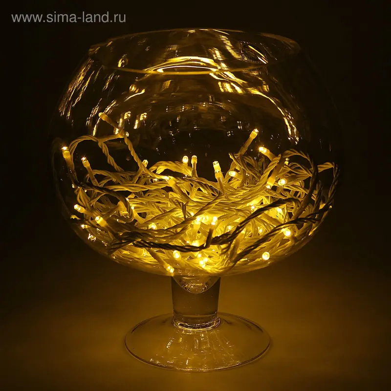 НИТЬ, УМС, 10 м, Н.Б. LED-100-24В, б/контр., ЖЕЛТЫЙ