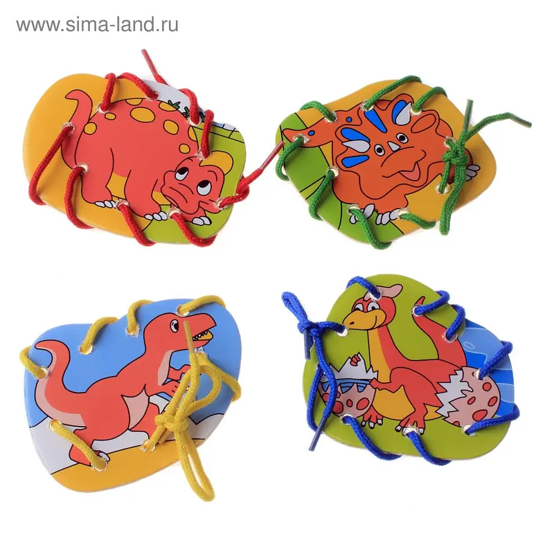 Игрушка-шнуровка "Динозавр"