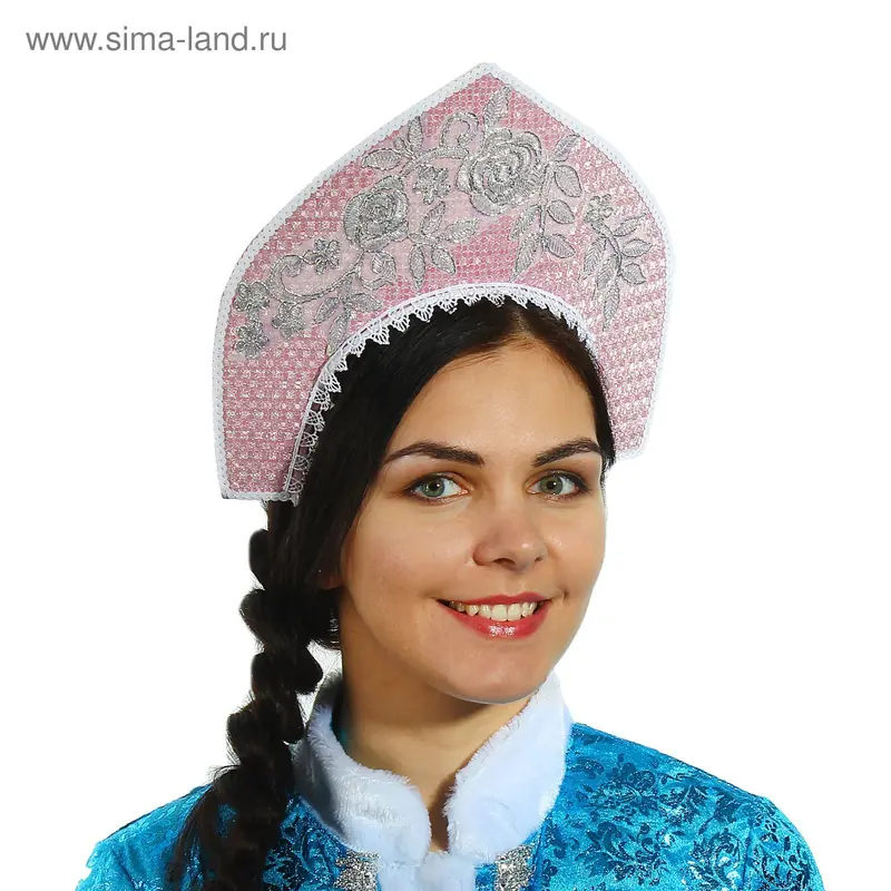 Кокошник на ободке "Орнамент" цвета МИКС
