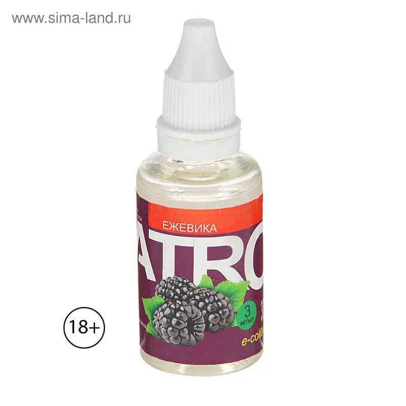 Жидкость для многоразовых ЭИ NATRO, ежевика, 3 мг, 30 мл
