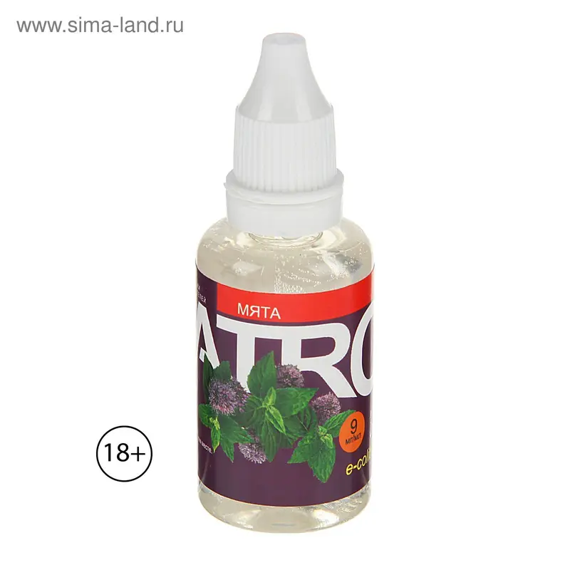 Жидкость для многоразовых ЭИ NATRO, мята, 9 мг, 30 мл