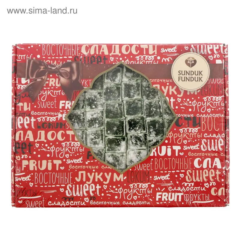 Лукум Sunduk Funduk с ароматом мяты, 4,5 кг