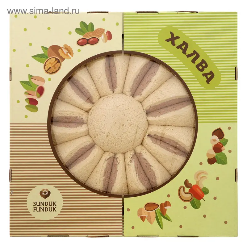 Халва Sunduk Funduk кунжутная с какао, 5 кг