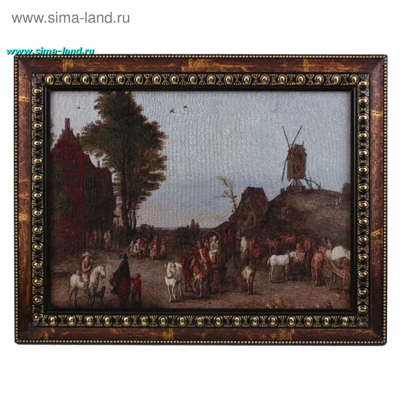 картина гобелен 30*40 см деревня FJ-8096