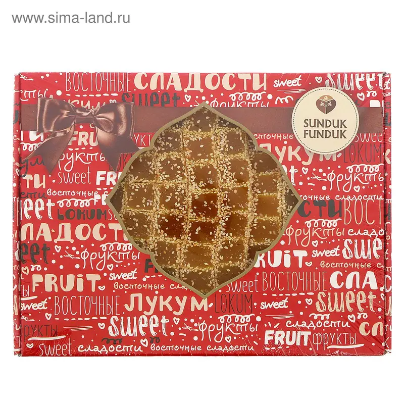 Лукум "Кубик из кураги" с кунжутом, 4,5 кг