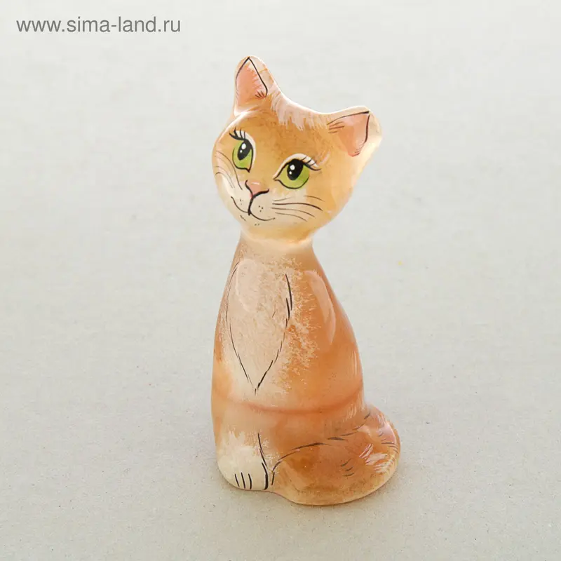 Сувенир «Кошка Марта», 6×4×12 см, селенит