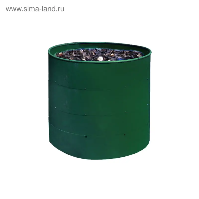 Компостер пластиковый, 700 л, 35 × 90 × 35 см, зелёный