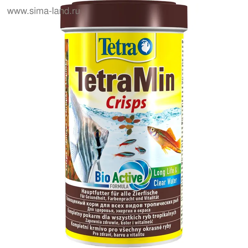 Корм TetraMin Crisps для рыб, чипсы, 500 мл, 110 г