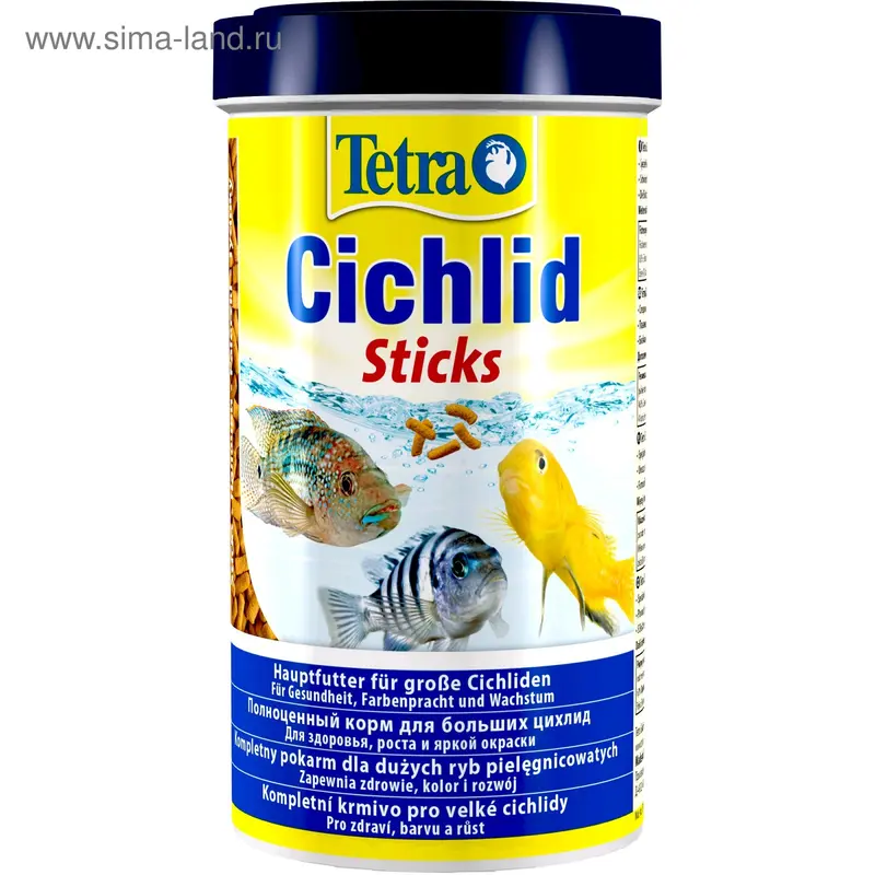 Корм TetraCichlid Sticks для рыб, гранулы, 500 мл, 160 г