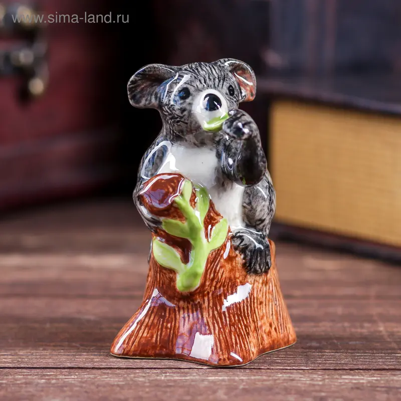 Сувенир керамика "Коала" 8х4,5х4 см