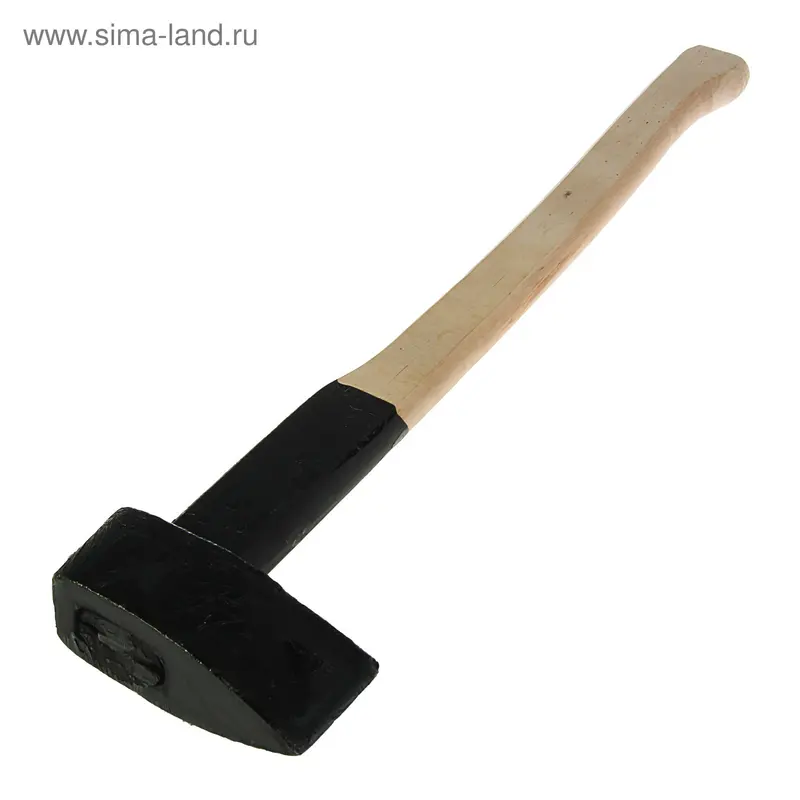Колун литой ЛОМ, 2.5 кг, деревянное топорище