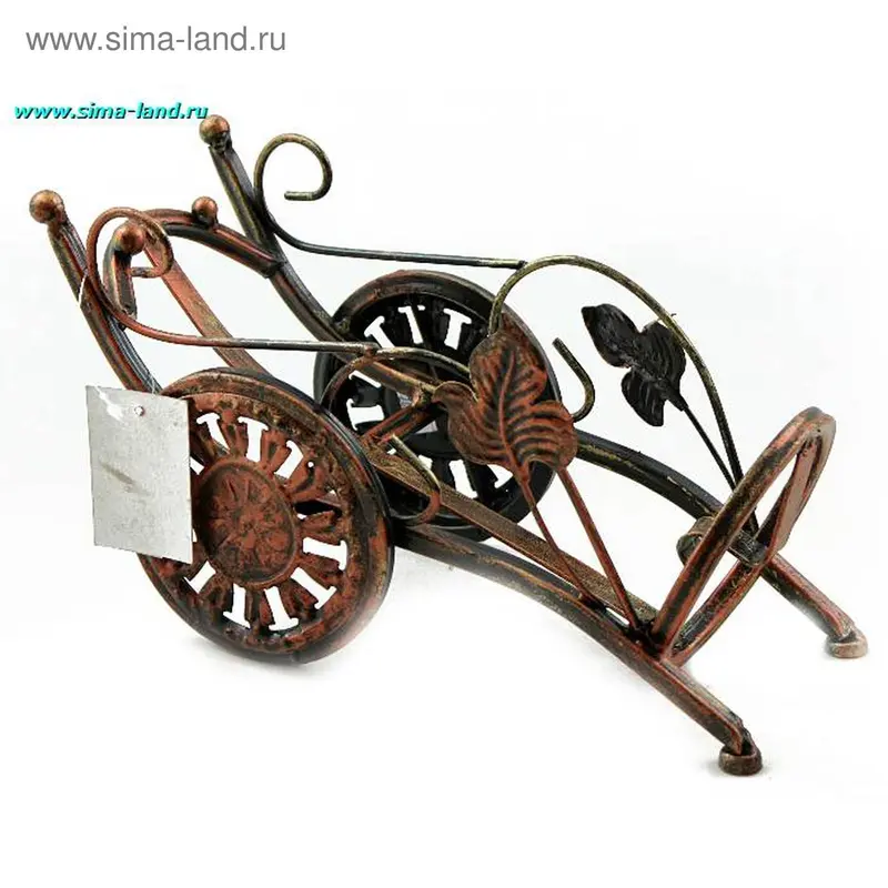 Подставка металлическая под бутылку "Колесница"