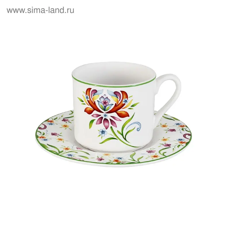 Чашка с блюдцем «Аквитания»
