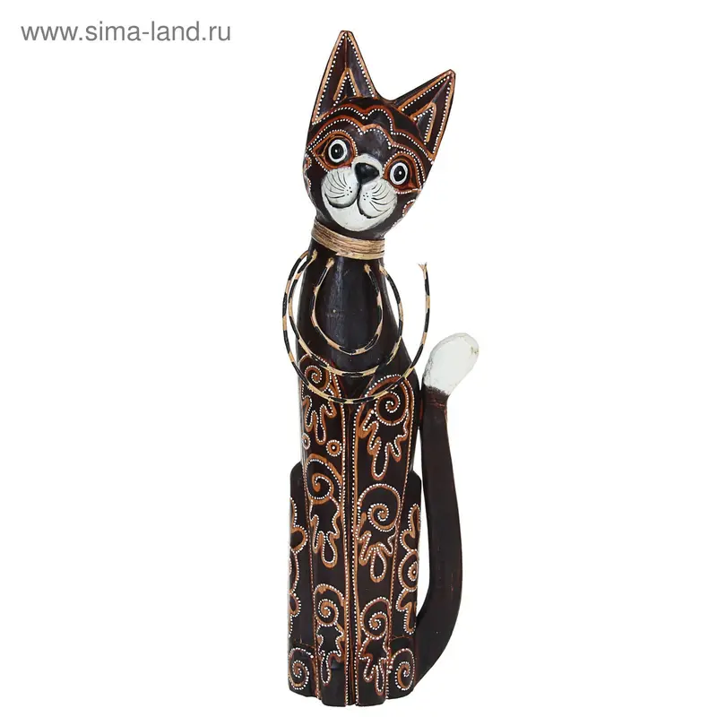 Статуэтка "Кот с бантиком" 60 см
