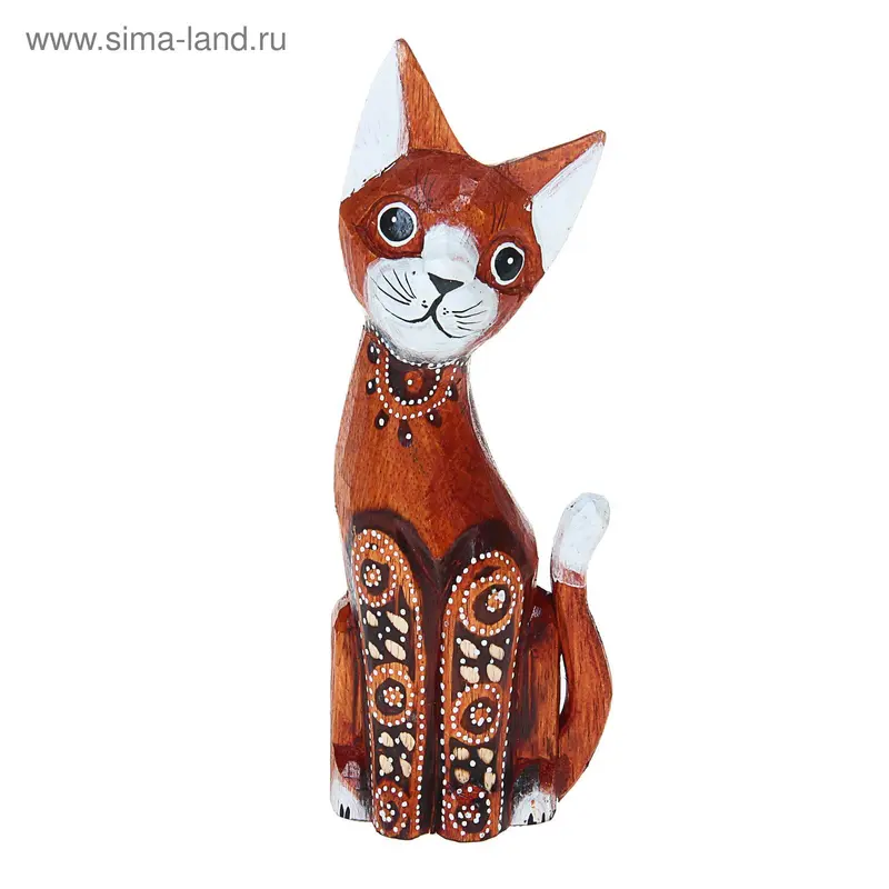Деревянная фигурка "Кот" 25 см