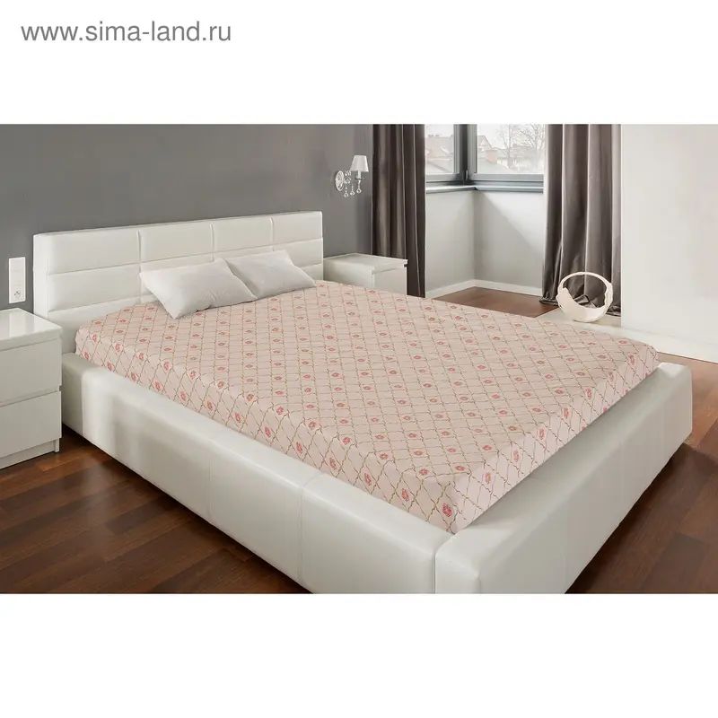 Простыня "Этель Premium" Кантри 150х210 см, сатин