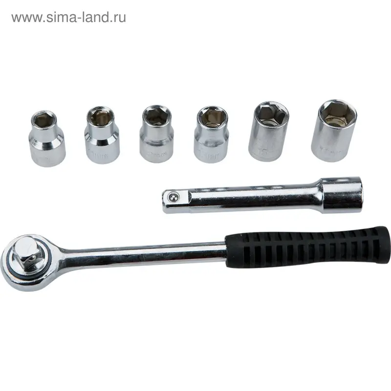 Набор сменных головок 1/2", 8 шт
