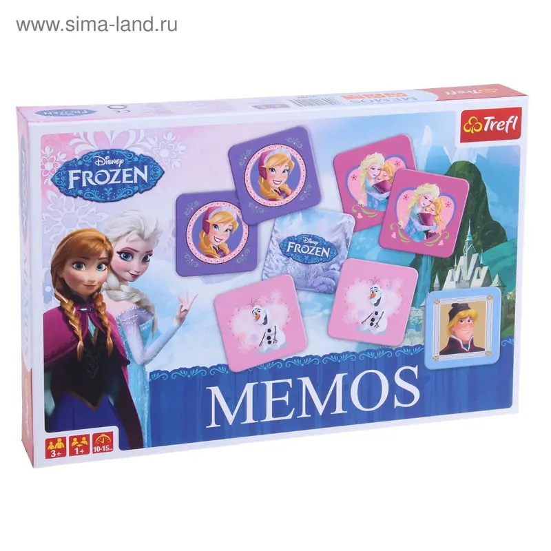 Настольная игра "Мемо- Холодное сердце"