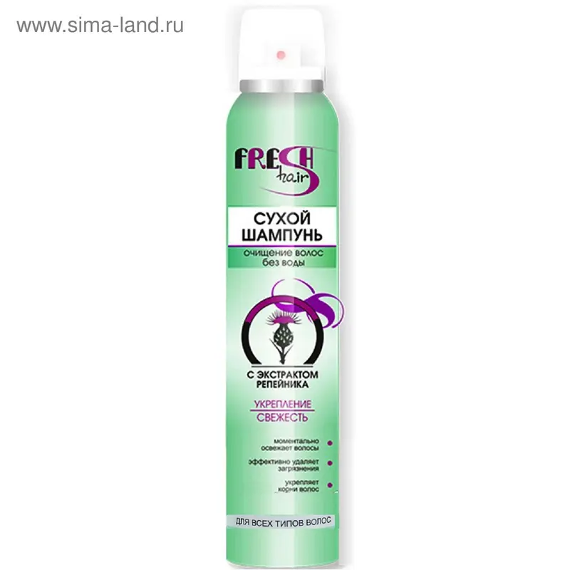 Сухой шампунь для волос ВITЭКС Fresh Hair с экстрактом репейника, 200 мл