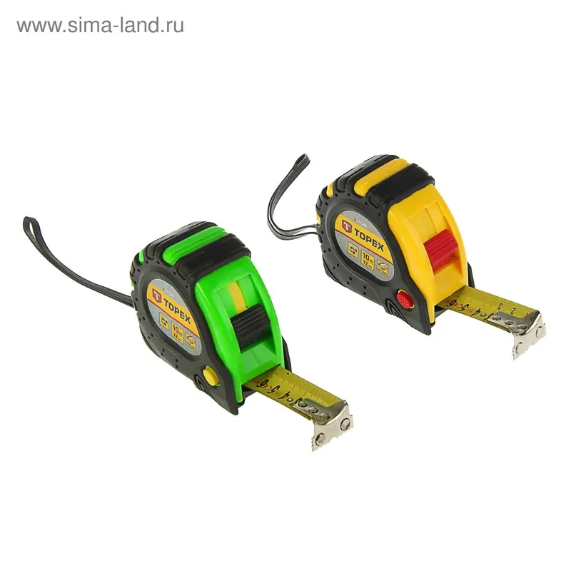 Рулетка TOPEX, 10 м x 32 мм, стальная лента, магнит