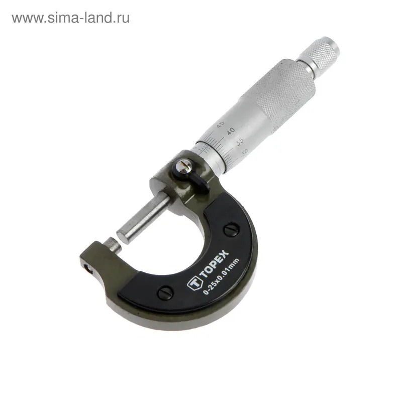 Микрометр Topex 31C629, 0-25 мм